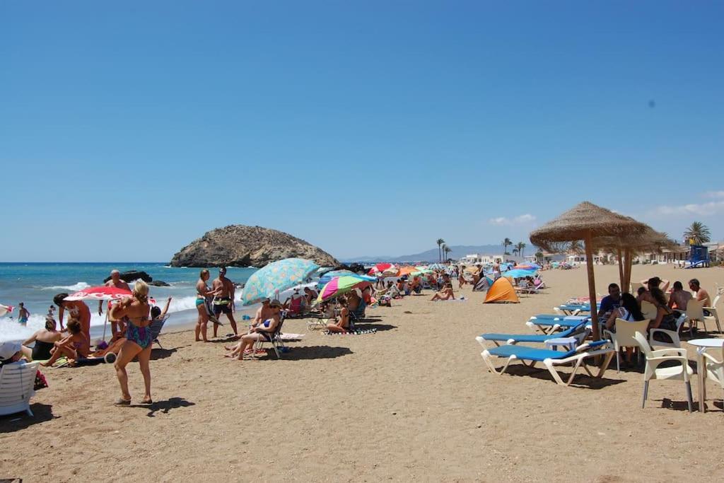 Villa Precioso Duplex Con Piscina, En 1ª Linea De Playa à El Puerto de Mazarrón Extérieur photo