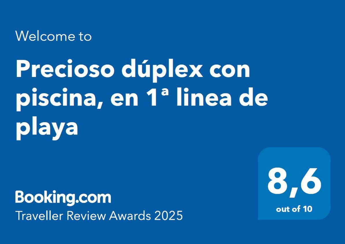 Villa Precioso Duplex Con Piscina, En 1ª Linea De Playa à El Puerto de Mazarrón Extérieur photo